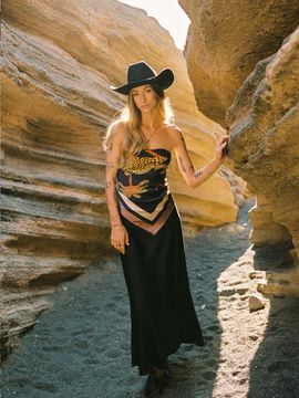 DAZE DAYZ HYPNOTIC MAXI SKIRT