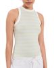 DAZE DAZE Astra Racerback Tank Lemon Stripe - 1