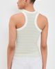 DAZE DAZE Astra Racerback Tank Lemon Stripe - 3