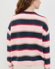 DAZE DAZE Carlyle Everyday Crew Neck Sweater Coral Stripe - 3