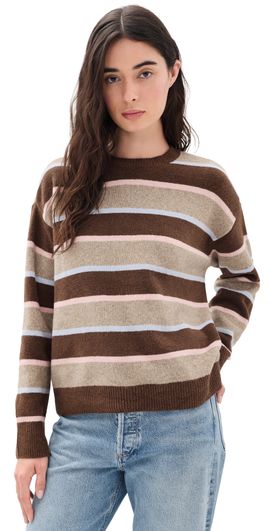 DAZE DAZE Carlyle Everyday Sweater Dune Stripe