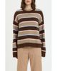 DAZE DAZE Carlyle Stripe Oversize Cotton Blend Sweater - 1