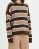 DAZE DAZE Carlyle Stripe Oversize Cotton Blend Sweater - 3