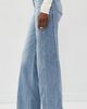 DAZE DAZE Far Out Seaming High Rise Wide Leg Jeans Make Believe - 4