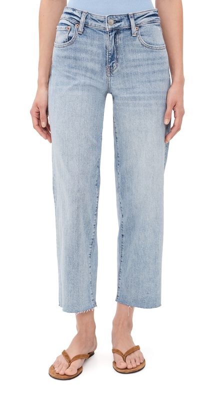 DAZE DAZE Low Rise Straight Crop Jeans OBVIOUSLY VINTAGE