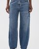 DAZE DAZE Mirage Mid Rise Cargo Harem Jeans SNAP - 3