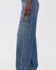 DAZE DAZE Mirage Mid Rise Cargo Harem Jeans SNAP - 5