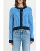 DAZE DAZE Muse Rib Knit Button Front Sweater - 1