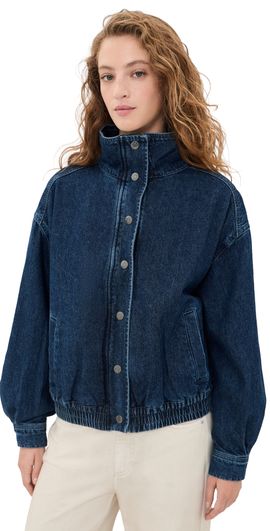 DAZE DAZE Phantom Funnel Neck Jacket Rush