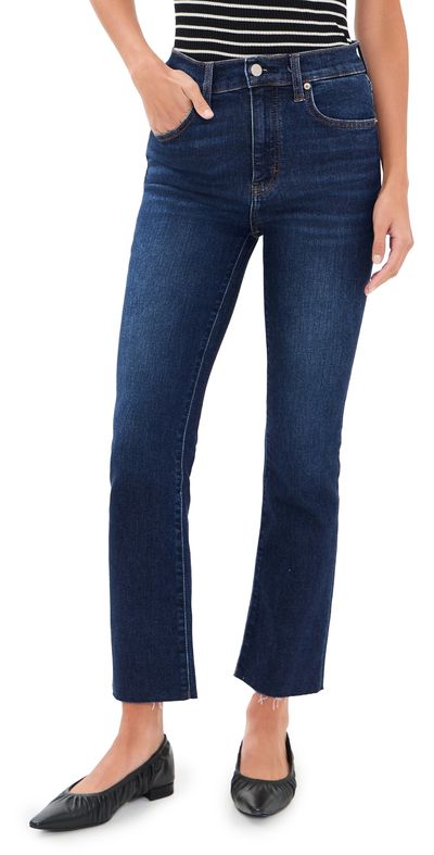 DAZE DAZE Shy Girl Crop Flare Jeans Serene