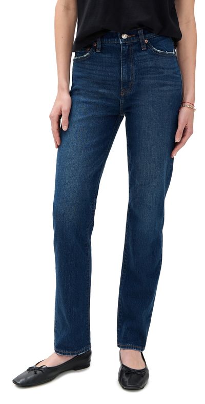 DAZE DAZE Smarty Pants High Rise Slim Straight Jeans Vintage Ink