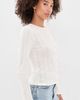DAZE DAZE Stargazer Pointelle Cardigan Cloud Dancer - 4