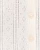DAZE DAZE Stargazer Pointelle Cardigan Cloud Dancer - 6