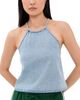 DAZE DAZE Tulip Halter Top Coastal Haze - 1