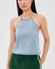 DAZE DAZE Tulip Halter Top Coastal Haze - 2