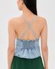 DAZE DAZE Tulip Halter Top Coastal Haze - 3