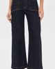 DAZE DAZE Valley Girl High Rise Patch Pocket Wide Ankle Jeans Rinse - 2