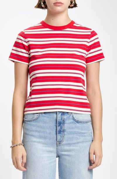 DAZE DAZE Zuma Stripe Stretch Cotton T-Shirt