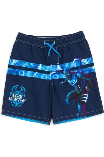 DC Comics DC Comics Blue Beetle Swimwear Swim Trunks