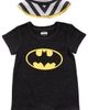 DC Comics DC Comics Justice League Batman 2-Piece Romper and Sun Hat Set - 1