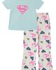 DC Comics DC Comics Justice League Supergirl 2-Piece Tee and Flare Leggings Set - 1