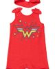 DC Comics DC Comics Justice League Wonder Woman Sleeveless Romper and Headband Set - 1