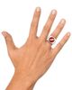 DC Comics DC Comics Stainless Steel Justice League Superhero Logo Ring Jewelry, The Flash, Size 10 - 2