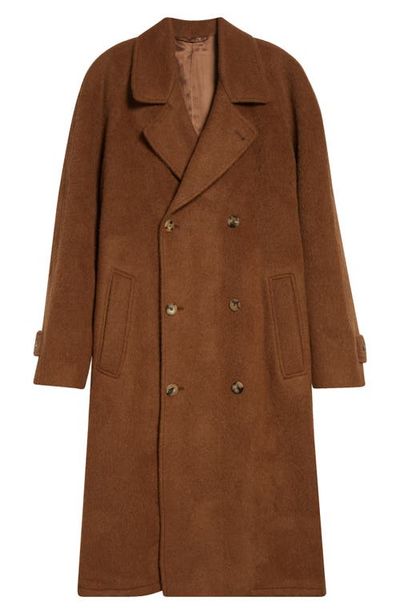 De Bonne Facture De Bonne Facture Grandad Wool Blend Coat