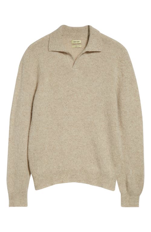 De Bonne Facture De Bonne Facture Long Sleeve Wool Polo Sweater