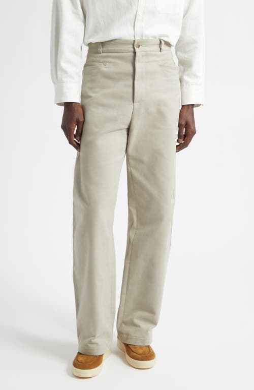 De Bonne Facture De Bonne Facture Wide Leg Work Pants