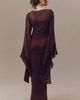 De La Vali Cristal Fringed V-Neck Maxi Dress - 3