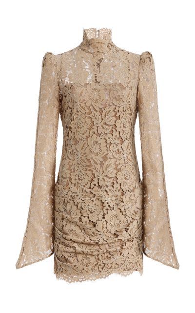 De La Vali De La Vali Agartha Beaded Lace Mini Dress