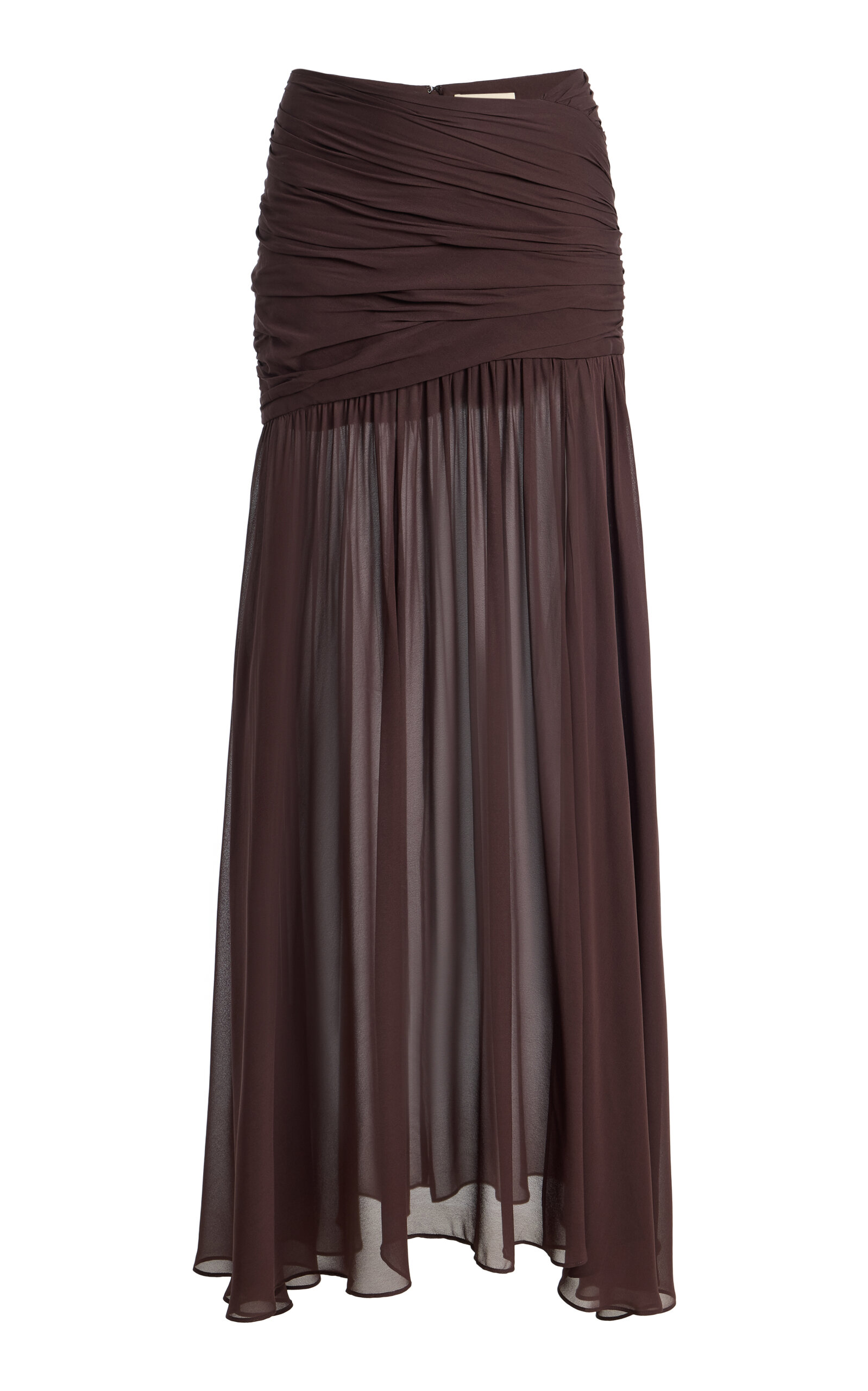 De La Vali De La Vali Amaya Chiffon Maxi Skirt