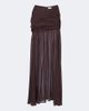 De La Vali De La Vali Amaya gathered chiffon maxi skirt - 1