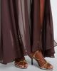 De La Vali De La Vali Amaya gathered chiffon maxi skirt - 4