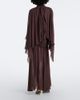 De La Vali De La Vali Amaya gathered chiffon maxi skirt - 6