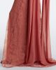 De La Vali De La Vali Amora ruched scarf-detail lace maxi dress - 4