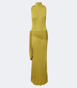 De La Vali De La Vali Belted embellished maxi dress