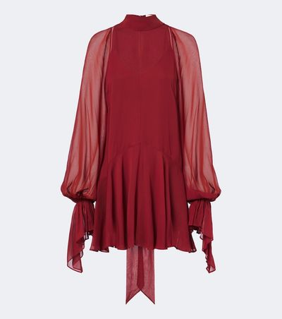 De La Vali De La Vali Casimiro ruffled georgette minidress