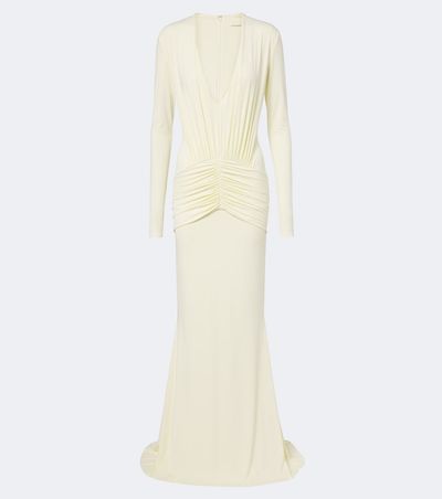 De La Vali De La Vali Cielora ruched maxi dress