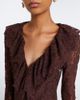 De La Vali De La Vali Clementina asymmetric lace maxi dress - 3
