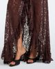 De La Vali De La Vali Clementina asymmetric lace maxi dress - 4