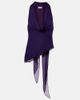 De La Vali De La Vali Diosa draped georgette top - 1