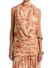 De La Vali De La Vali Draped Scarf Neck Maxi Dress - 3