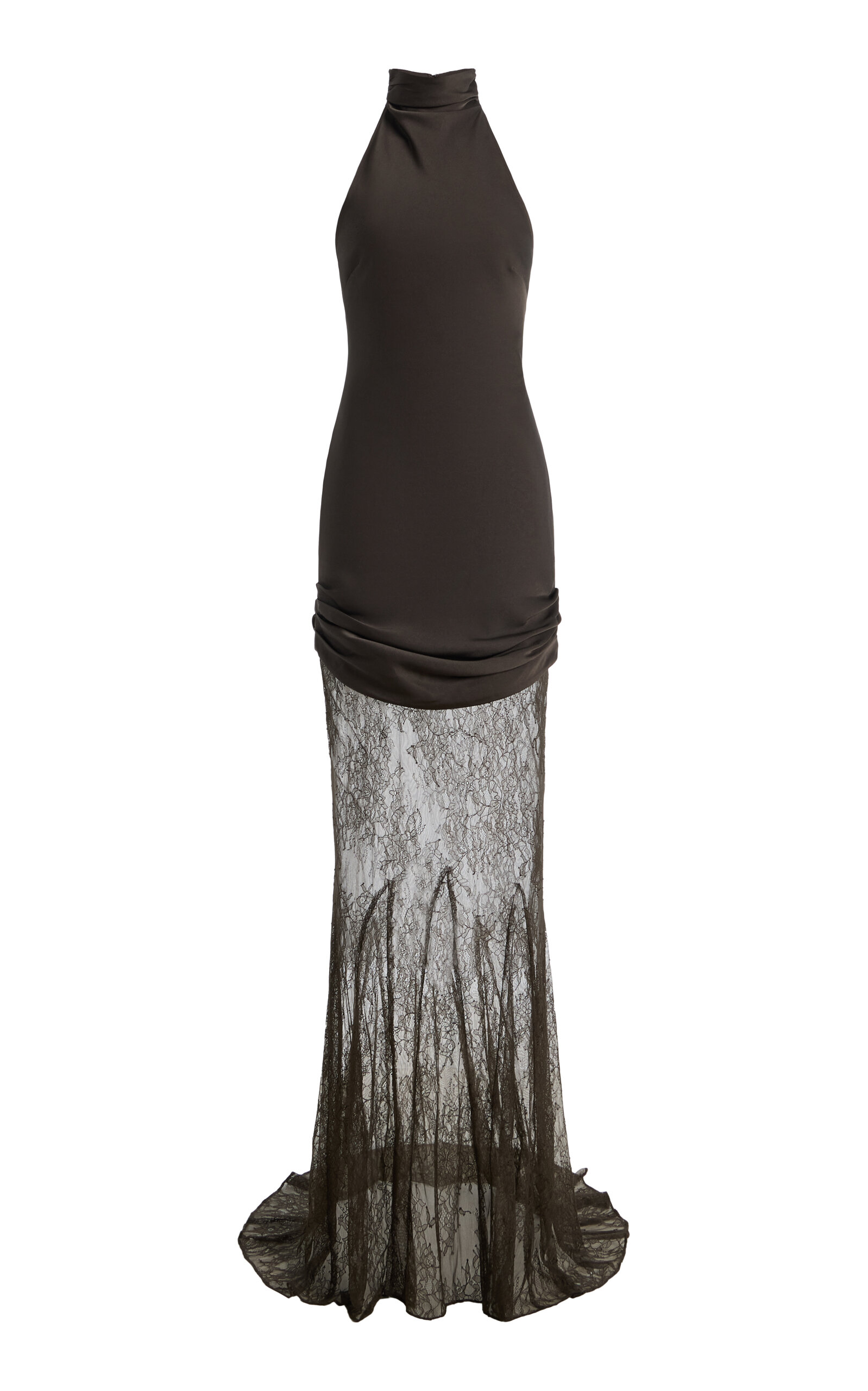 De La Vali De La Vali Eldra Satin Maxi Dress
