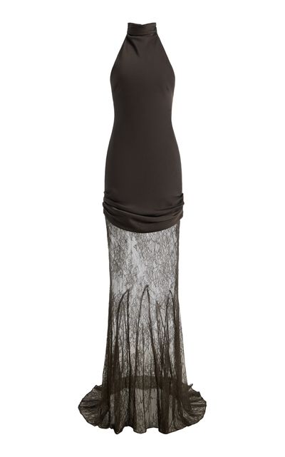 De La Vali De La Vali Eldra Satin Maxi Dress
