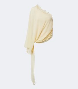 De La Vali De La Vali Elia one-shoulder georgette top