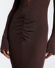 De La Vali De La Vali Elisia ribbed-knit ruched maxi dress - 5