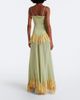 De La Vali De La Vali Estela lace-trimmed georgette maxi dress - 6