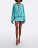 De La Vali De La Vali Eulalia gathered chiffon minidress - 2